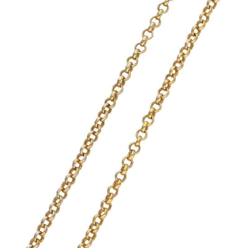 クロムハーツ 22K NECKCHAIN R18/ロールチェーン18inch ゴールド クロムハーツ 22K NECKCHAIN R18/ロールチェーン18inch ゴールド
