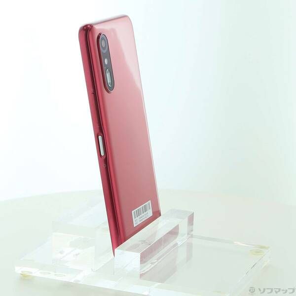 中古品〕 らくらくスマートフォン Lite 64GB マゼンタ MR01 UQ mobile