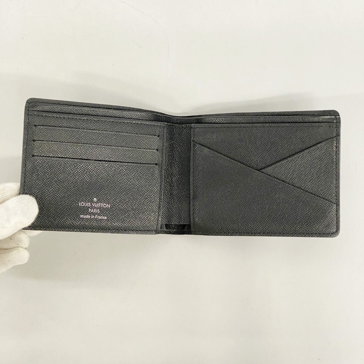 6ac1880】ルイヴィトン 札入れ ダミエ・グラフィット ポルトフォイユ