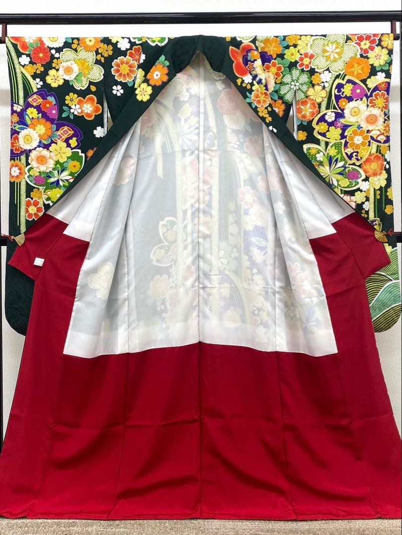 振袖 金駒 金彩 紋意匠 身丈168cm 撥水加工済 MO3294 - メルカリ