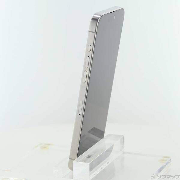 中古品〕 iPhone15 Pro Max 256GB ホワイトチタニウム MU6Q3J／A SIM
