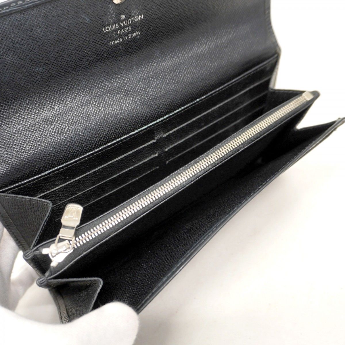 6ac1944-k】ルイヴィトン 長財布 エピ ポルトフォイユサラ M63742