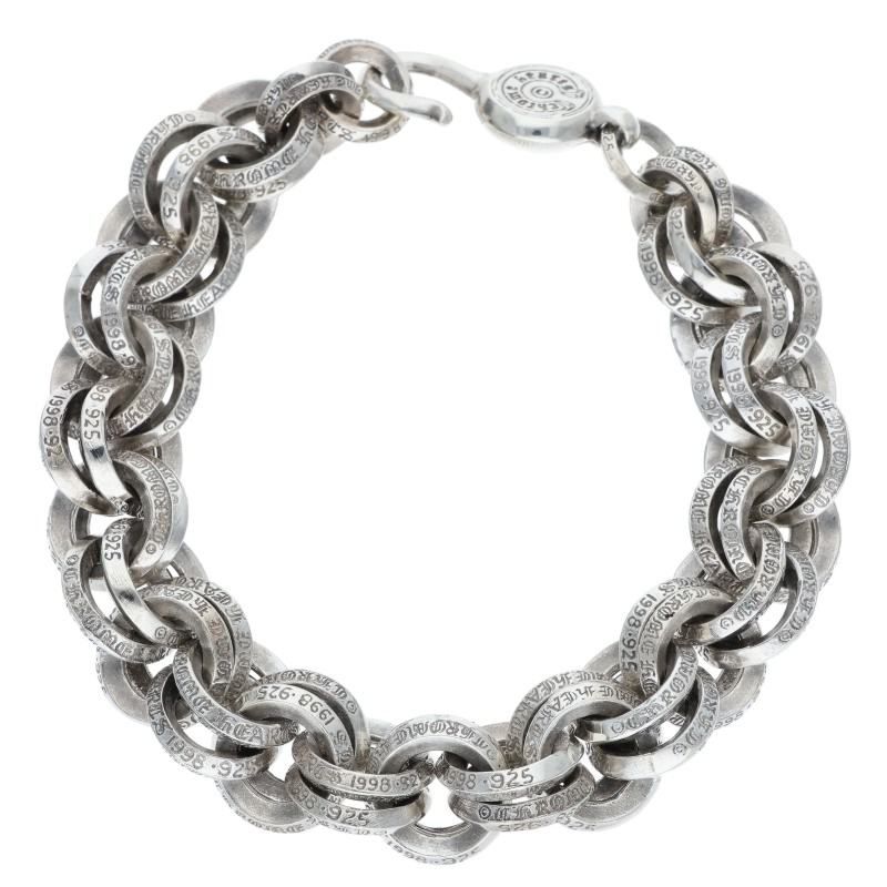 クロムハーツ 2 DOUBLE B RING/ダブルBリング シルバーブレスレット