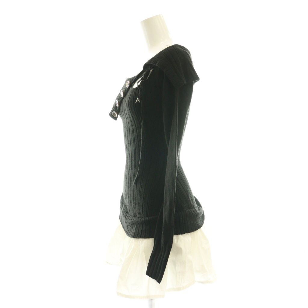 アンドマリー AND MARY Isabel knit mini dress ミニワンピース F