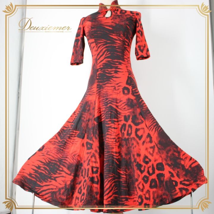 社交ダンス 衣装 スタンダード ドレス ワンピース レッスンウェア