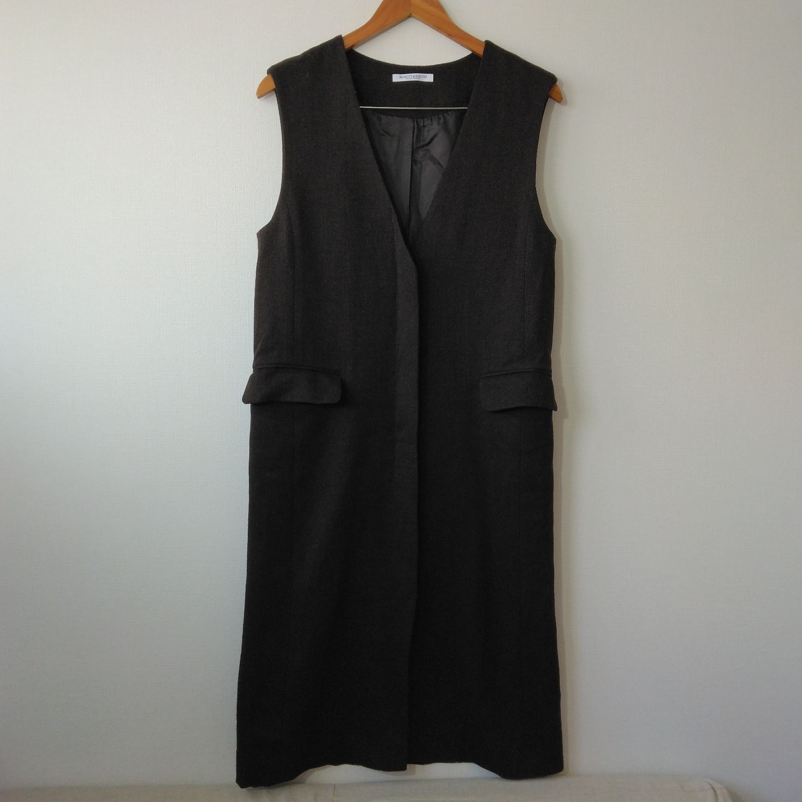 BEAUTY&YOUTH UNITED ARROWS ツイードライクジャンパースカート 