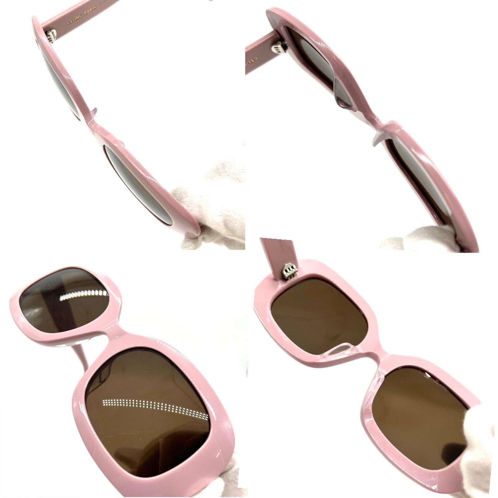 CELINE セリーヌ トリオンフ サングラス ピンク CL40262U セルフレーム
