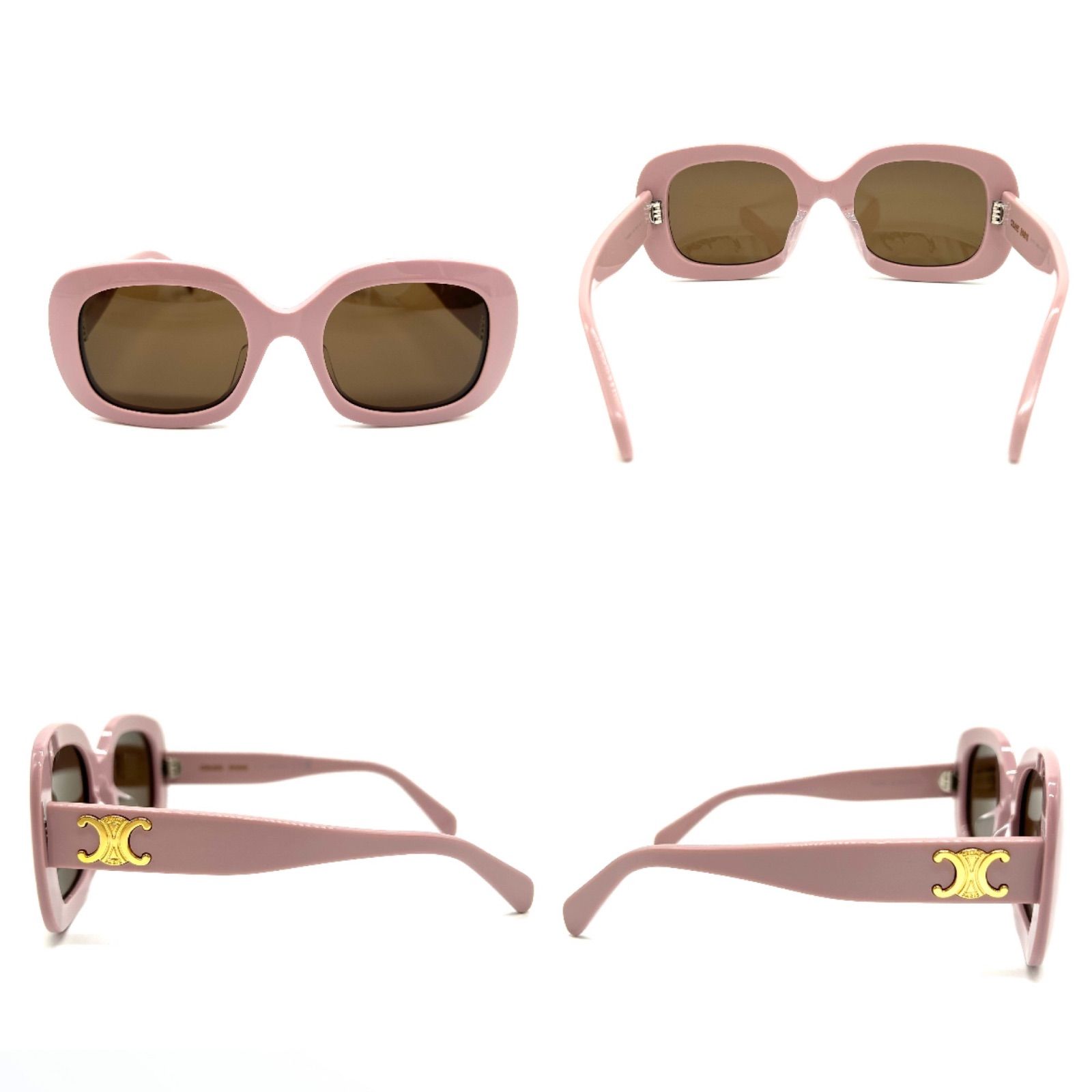 CELINE セリーヌ トリオンフ サングラス ピンク CL40262U セルフレーム