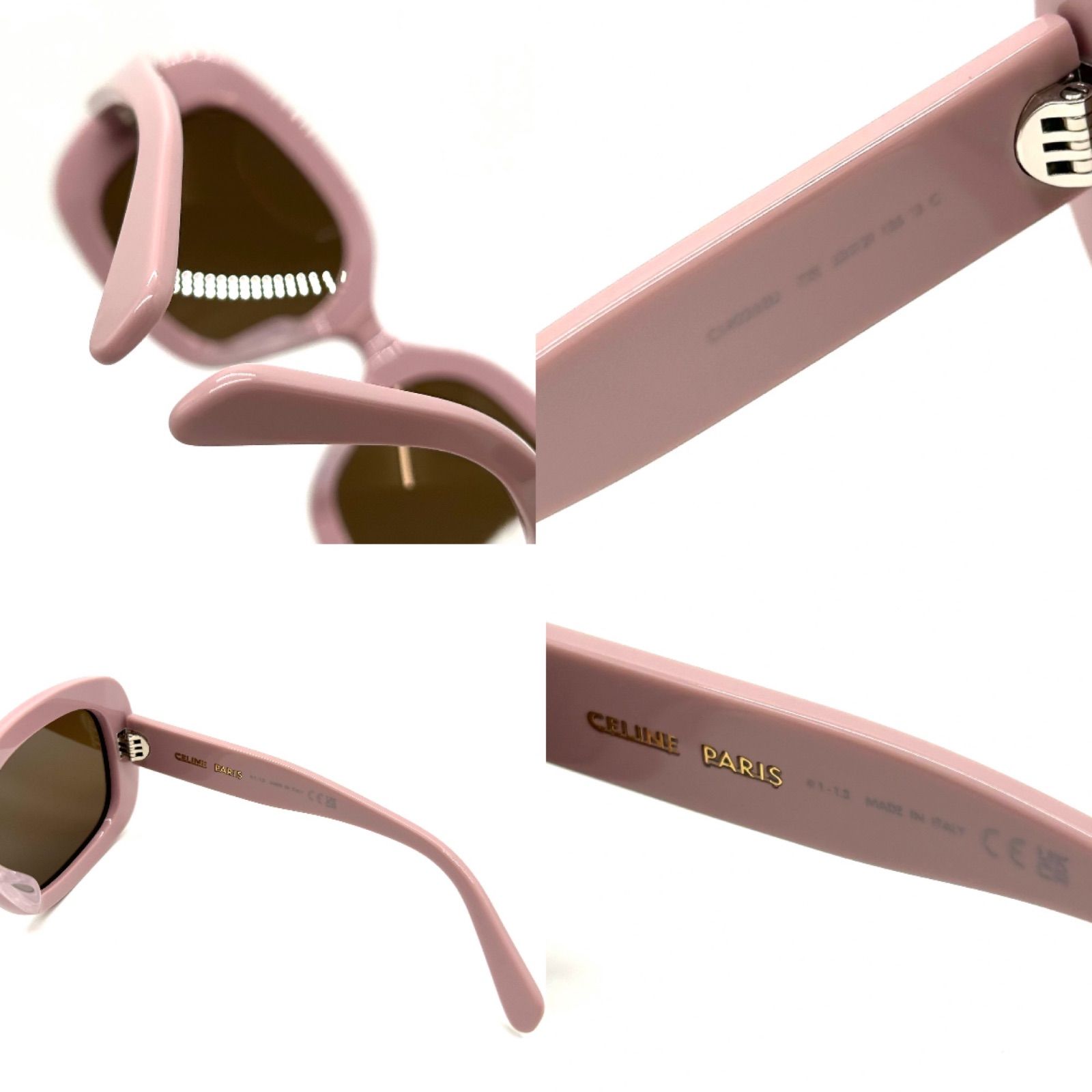 CELINE セリーヌ トリオンフ サングラス ピンク CL40262U セルフレーム