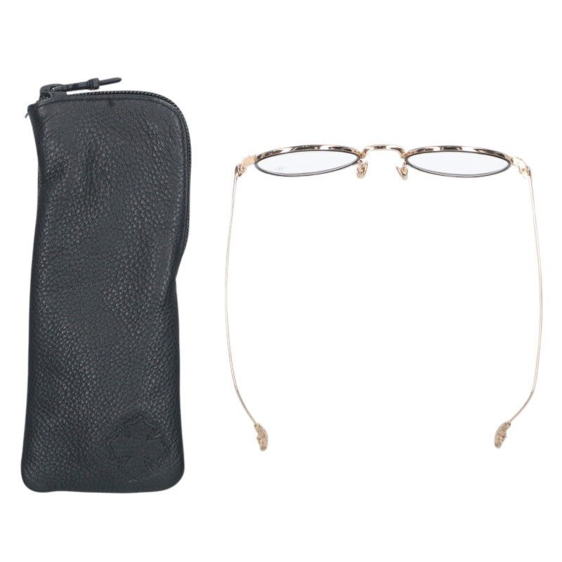 クロムハーツ BONE PRONE IV CHプラステンプルメタルフレーム眼鏡