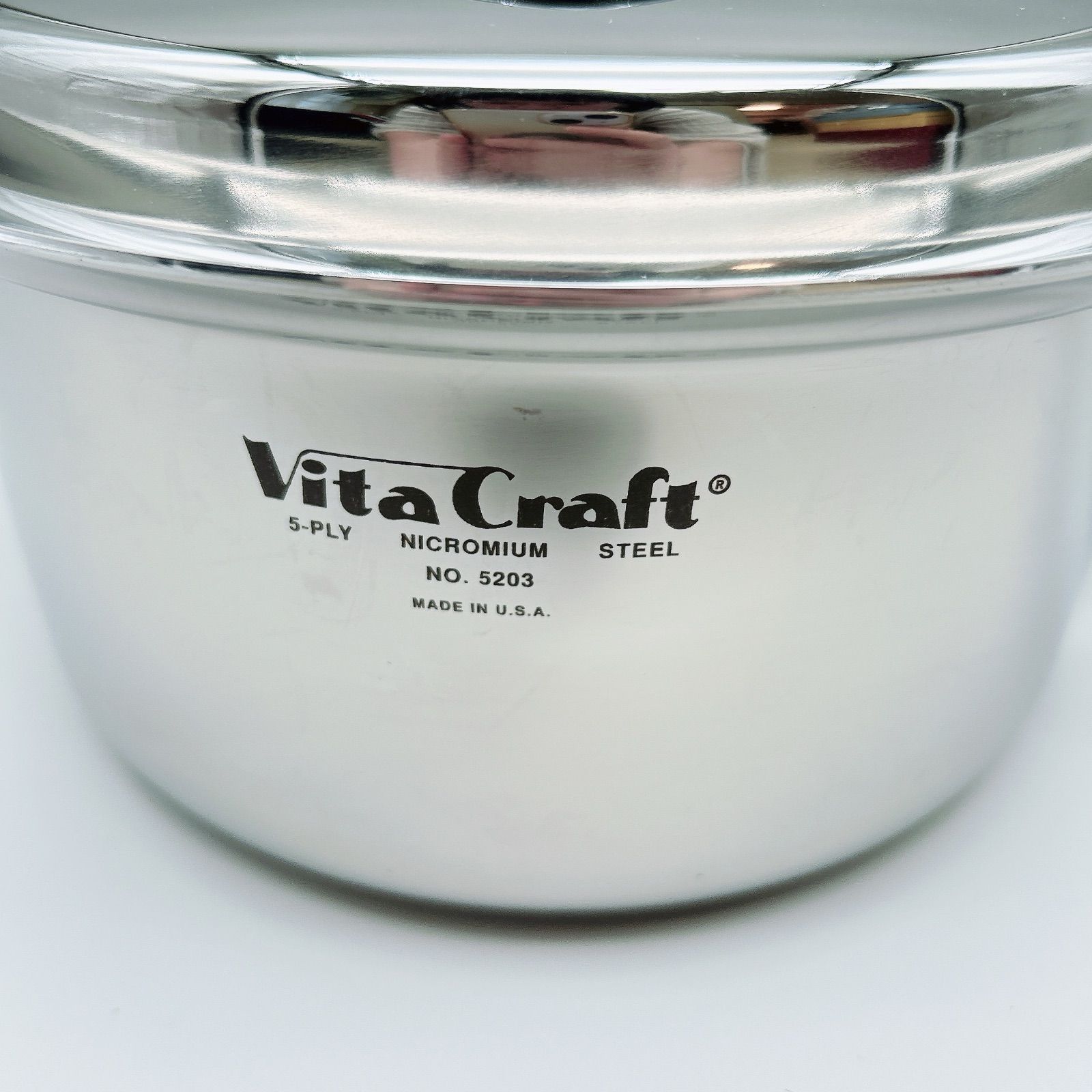 ビタクラフト5203 片手鍋　ガス専用 未使用 箱付き VitaCraft ビタクラフト 片手鍋 5203 ガス火専用 無水