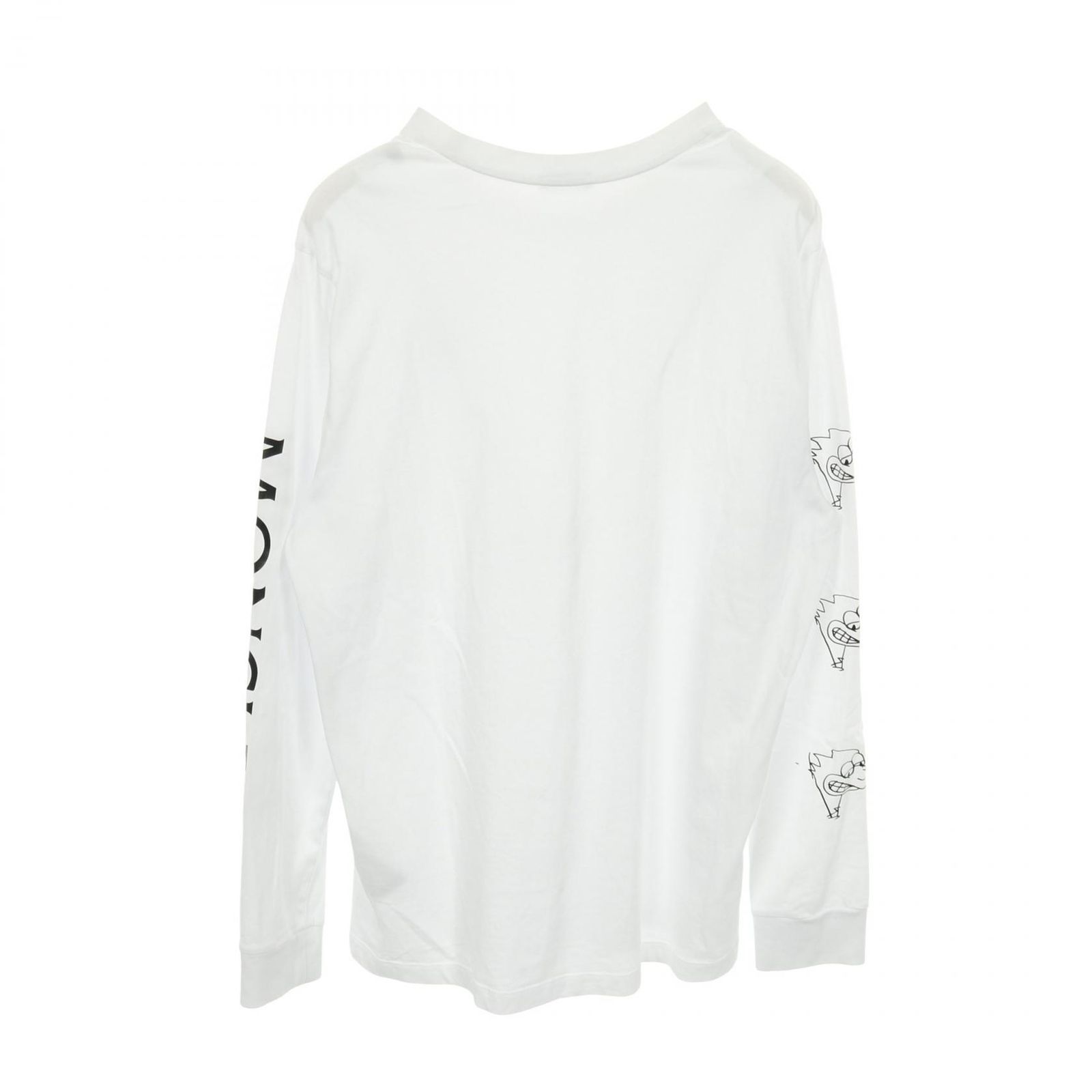 MONCLERモンクレール MAGLIA GIROCOLLO 白長袖T M モンクレール メンズ