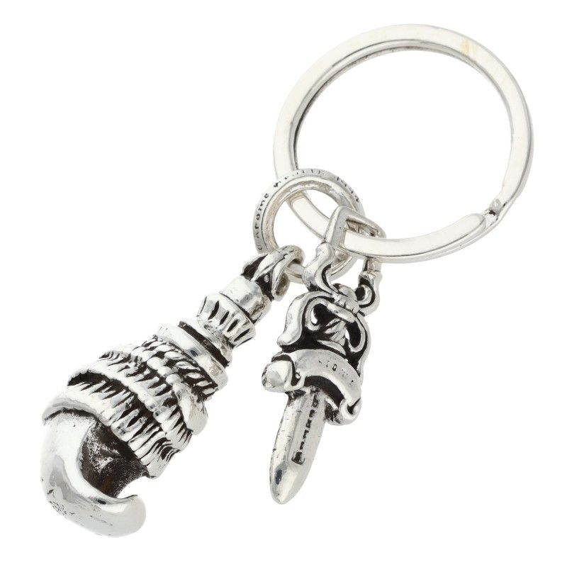 様 クロムハーツ クロウ&ダガーキーリング 最終価格 様 クロムハーツ