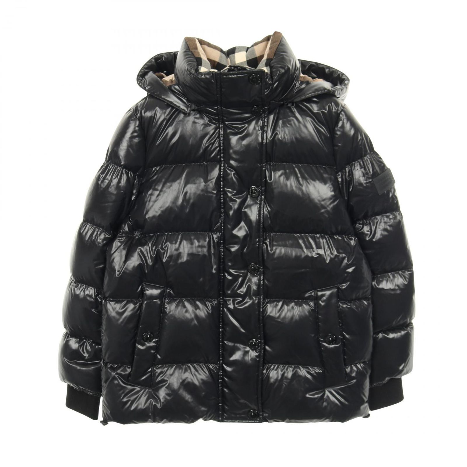 BURBERRY バーバリー デタッチャブル ロゴアップリケ ダウンジャケット 