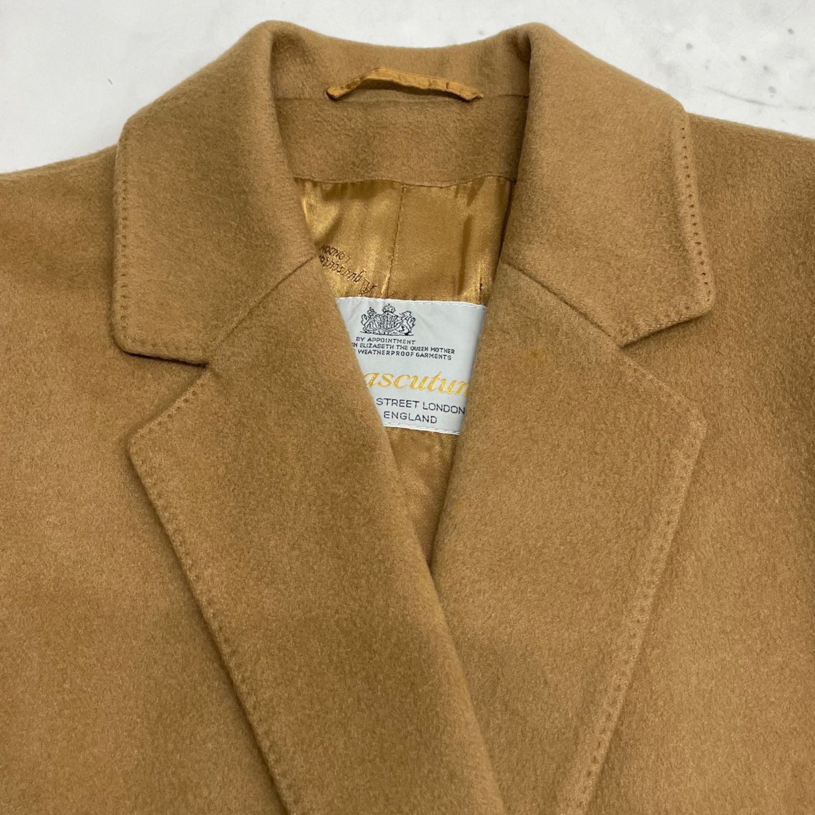 Aquascutum アクアスキュータム カシミヤロングコート アウター コート