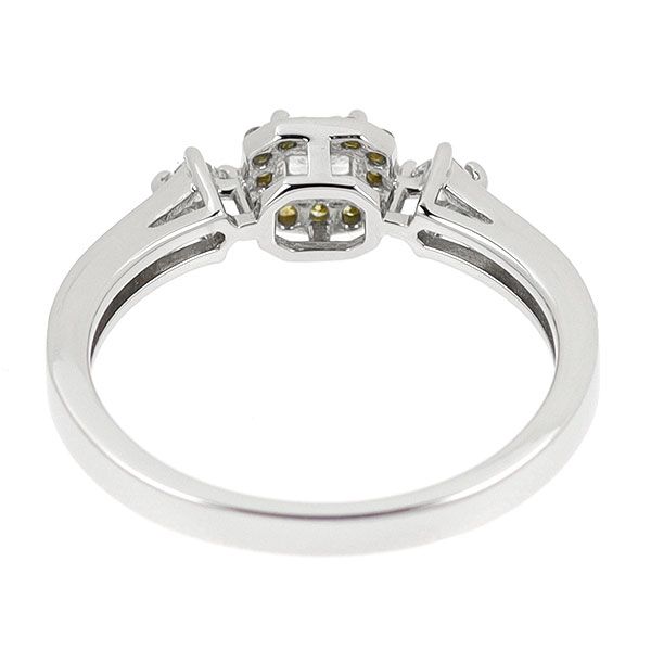 GSTV Pt950 プリンセスカット ダイヤモンド リング 0.60ct GSTV 