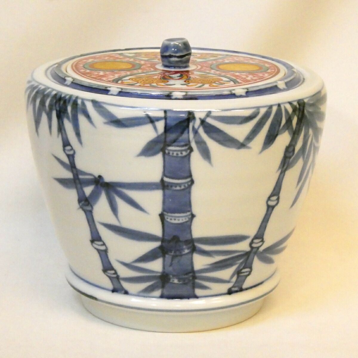 GACHAN茶道具 水指 真葛香斎 染付竹絵 即中斎 書付 GACHAN様専用茶道具