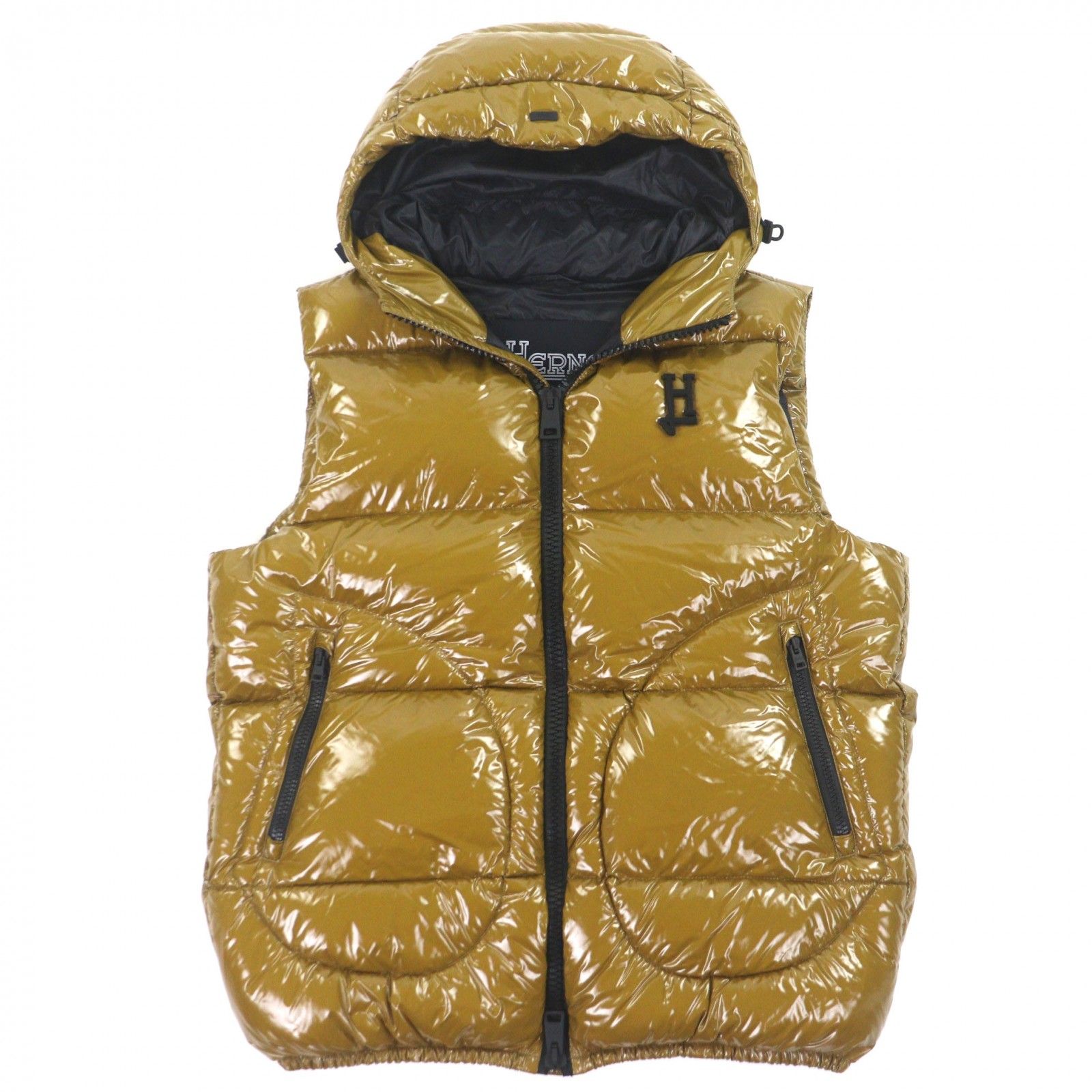 極美品▽Herno ヘルノ 2022年製 PI000860U ロゴワッペン付き