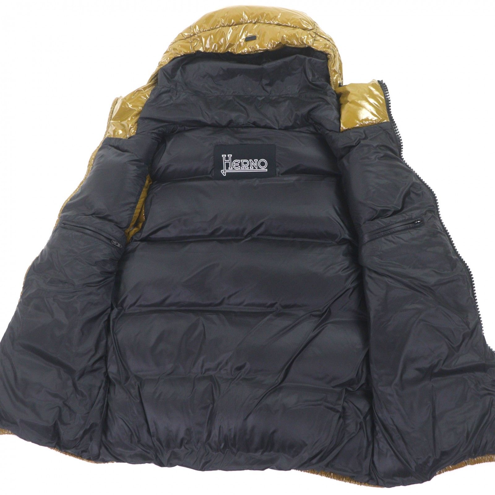 極美品▽Herno ヘルノ 2022年製 PI000860U ロゴワッペン付き