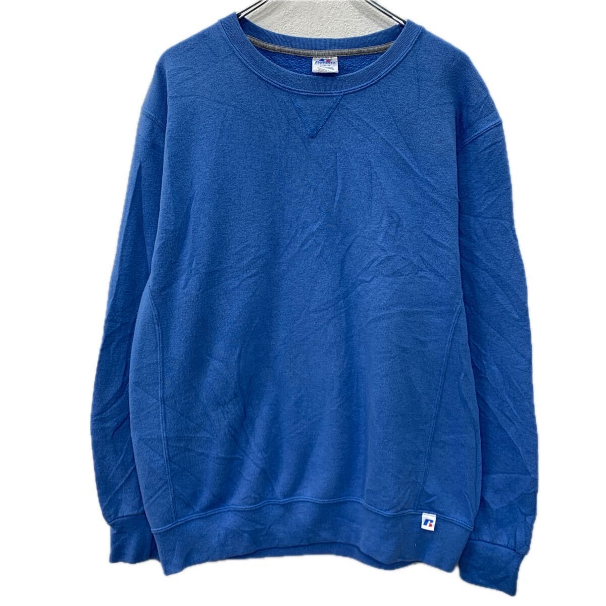 RUSSELL ATHLETIC ロゴスウェット トレーナー L ブルー ラッセル