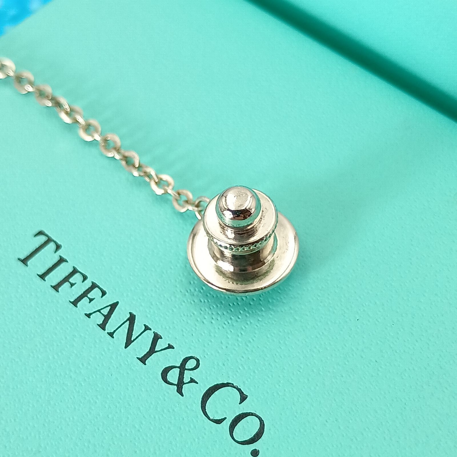 TIFFANY&CO. ティファニー タイピン ネクタイピン メンズ シルバー T