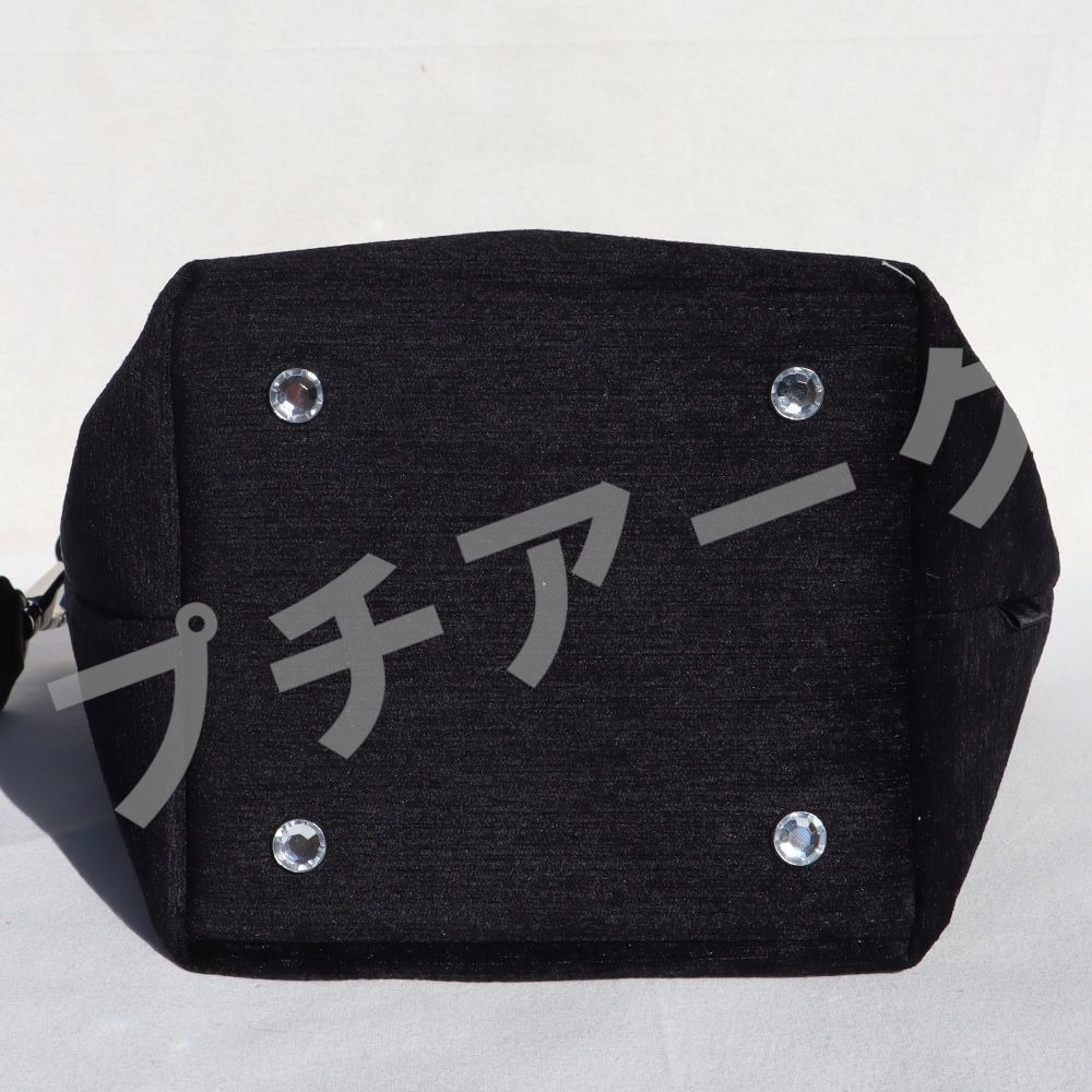 シンクビー バッグ 定価22,000円 ミニトート グリッターブラックハート