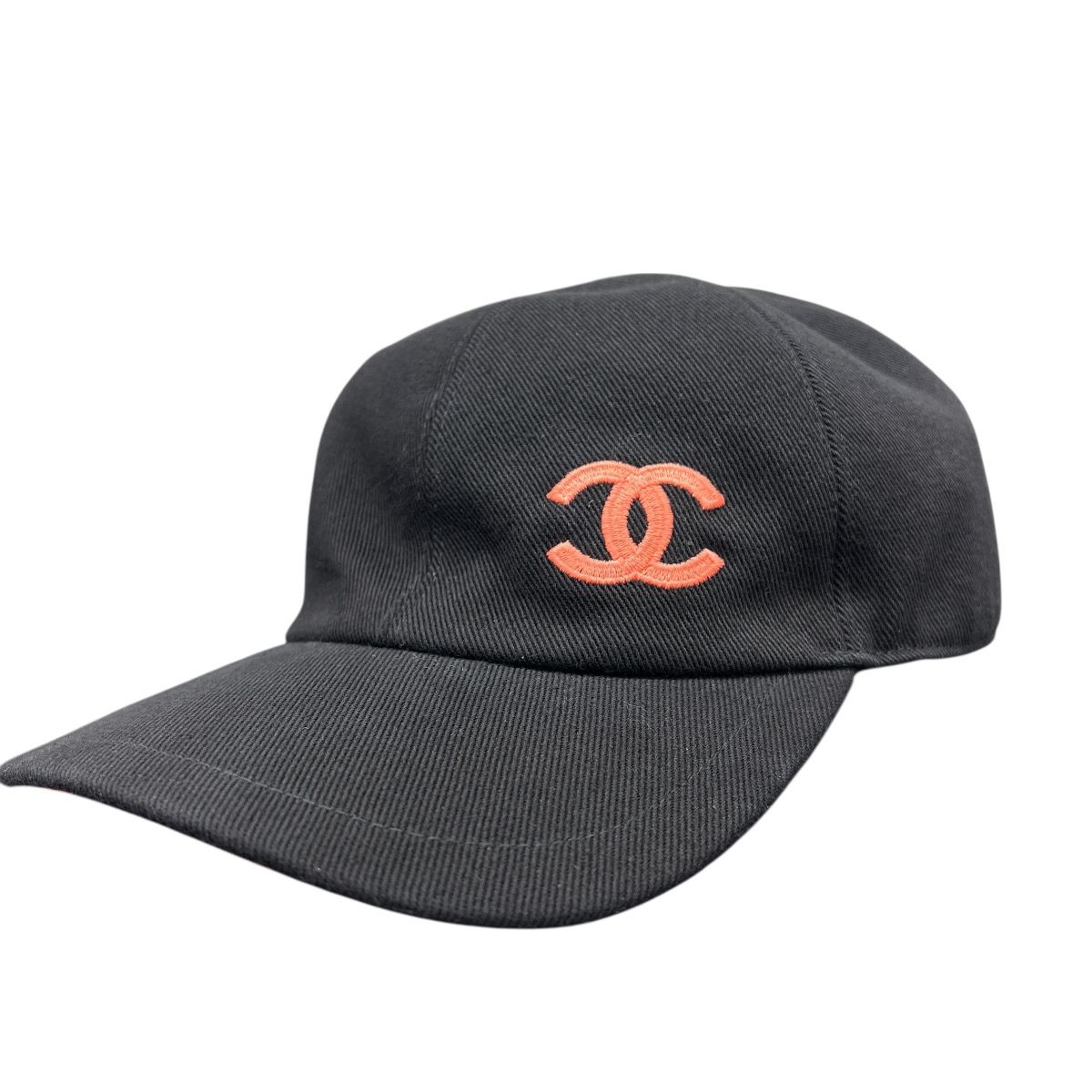 CHANEL 極美品 シャネル ココマーク エンブロイダリー ベースボール