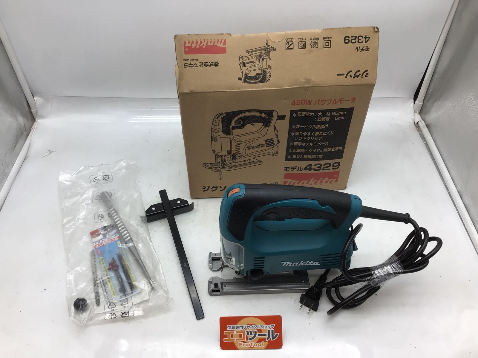 未使用 マキタ ジグソー 4329 無段変速 オービタル機構付き 100V 