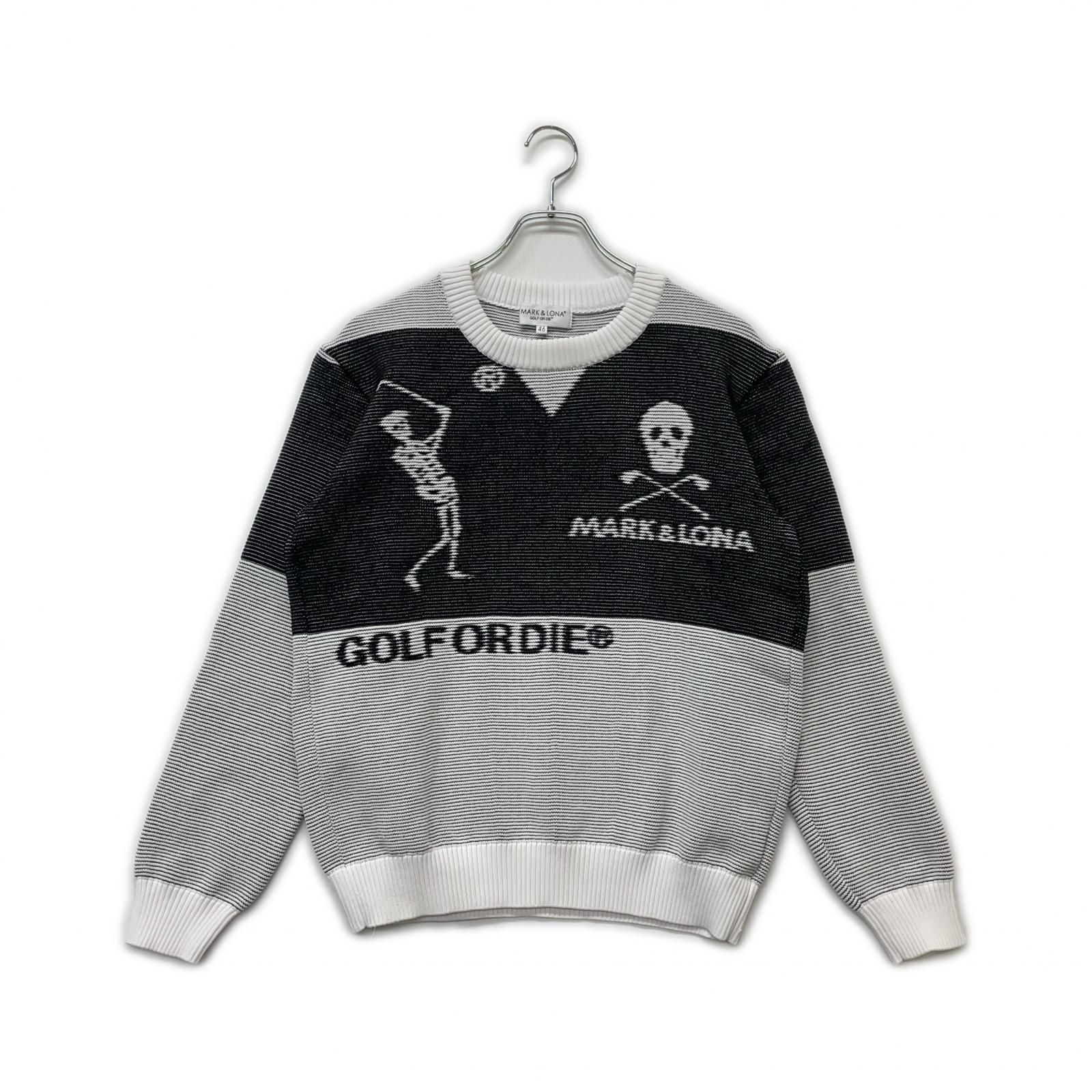 中古 メンズ マークアンドロナ MARK&LONA セーター 46(M) 白 クルー