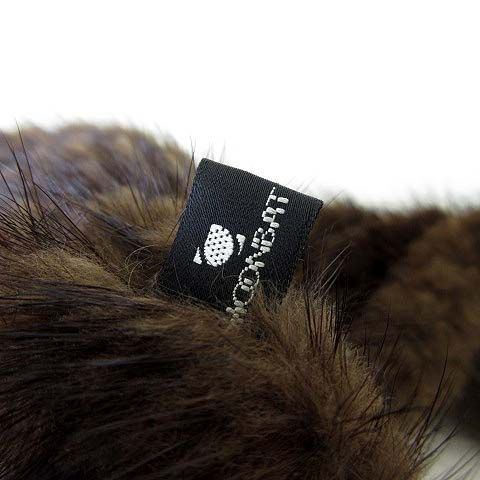 ムーンバット MOONBAT ミンク 毛皮 編込み ティペット マフラー ネック