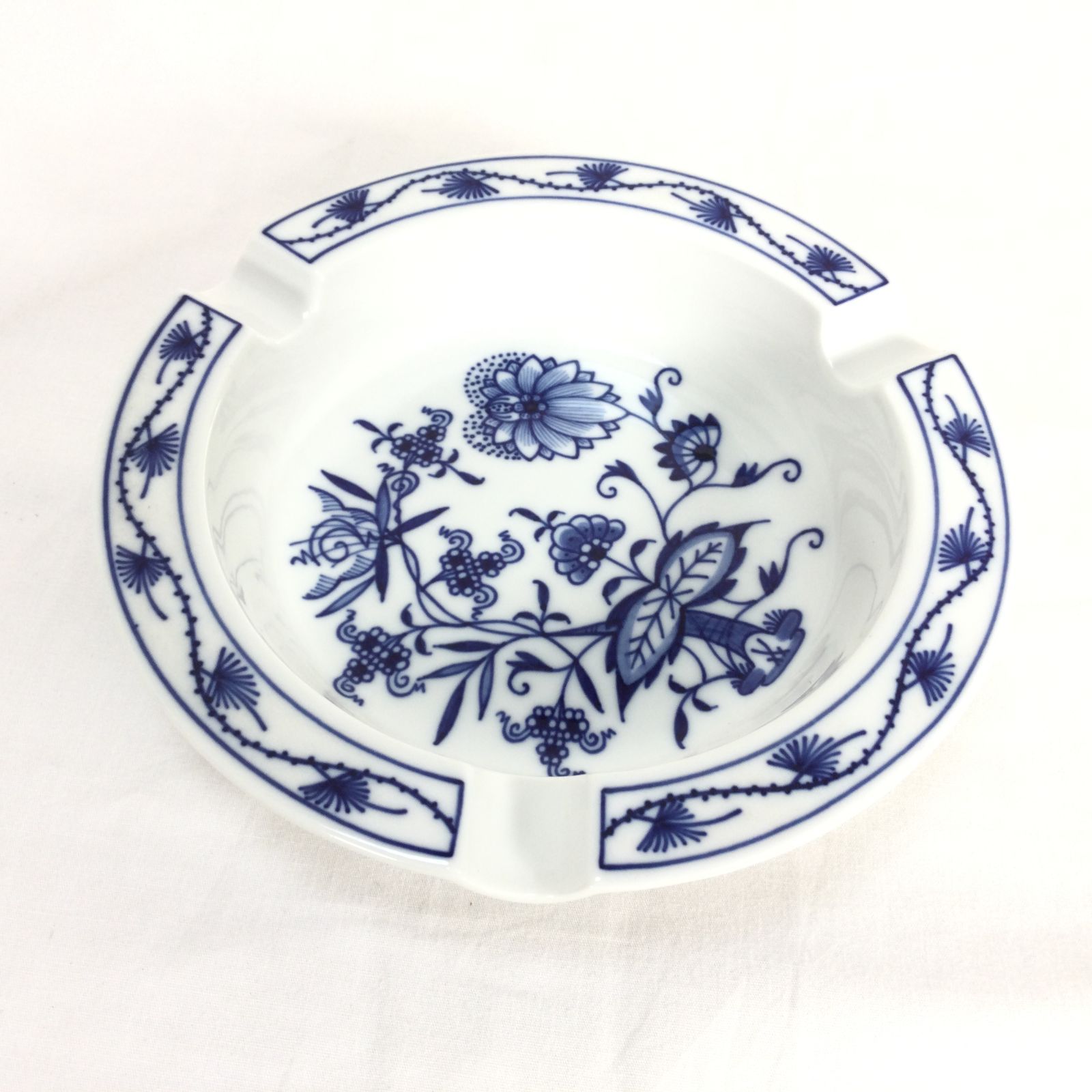 Meissen マイセン ブルーオニオン 灰皿 アッシュトレイ 4個まとめ 17cm