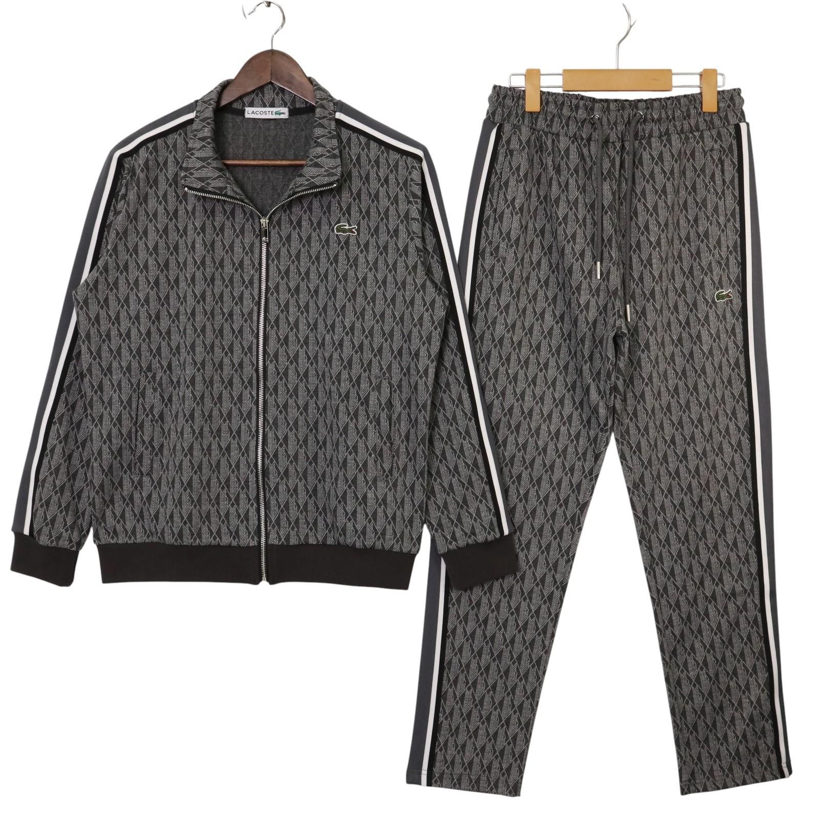LACOSTE ラコステ モノグラム セットアップ トラックジャケット