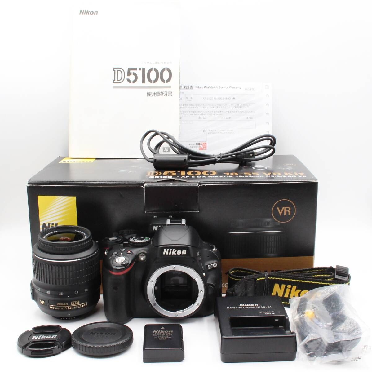 極美品☆《ショット数1917回 》 Nikon ニコン D5100 レンズキット 18