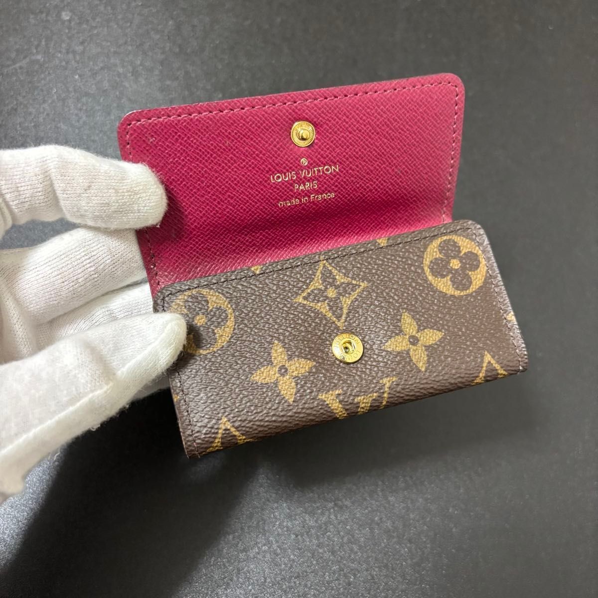 v12 ミュルティクレ 4 4連 Louis Vuitton ルイ ヴィトン キーケース 鍵