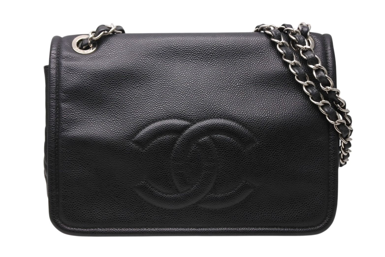 極美品 CHANEL シャネル Sフラップ Wチェーンショルダーバッグ 15番台