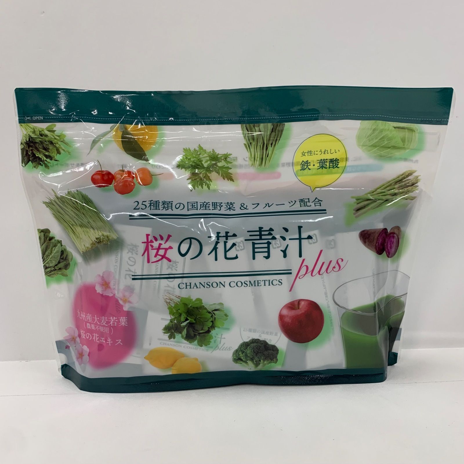 A8532 シャンソン 桜の花 青汁 プラス 60包 2704 - メルカリ A8532 シャンソン 桜の花 青汁 プラス 60包 2704 - メルカリ