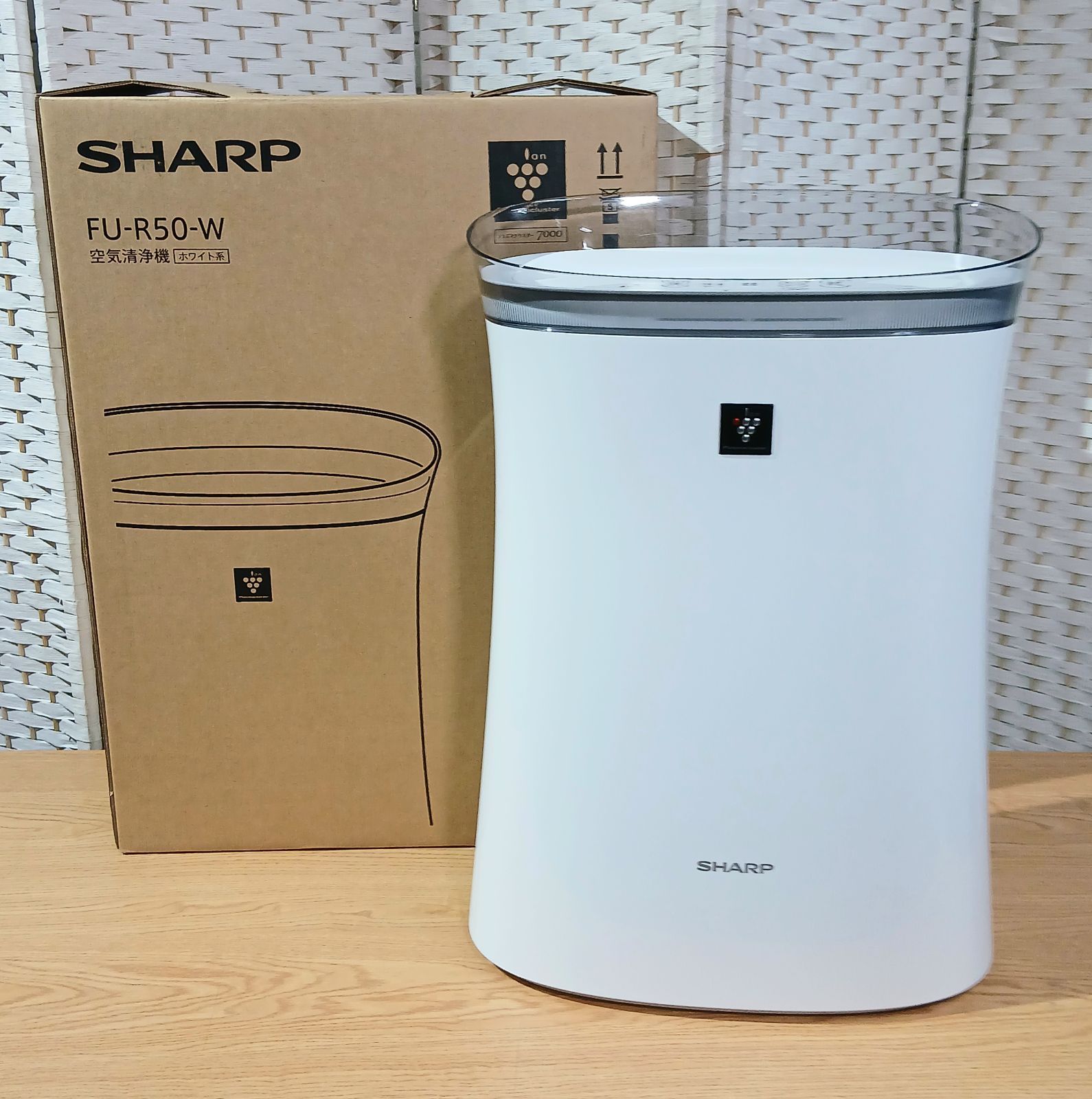 SHARP 空気清浄機 FU−R50 W 2024年製 SHARP 空気清浄機 FU-R50-W2022