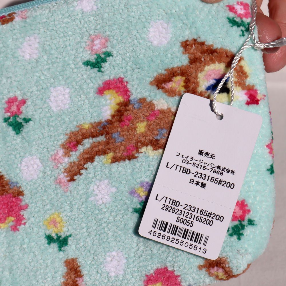 フェイラー ポーチ 定価6,050円 ツンツンバンビーノドット L/TTBD