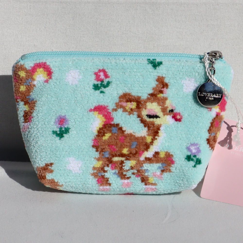 フェイラー ポーチ 定価4,400円 ツンツンバンビーノドット L/TTBD