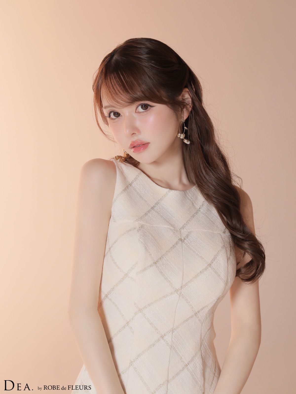 アイボリー [DE4620-IV-2512] 【DEA.ROBE de FLEURS/ディアローブド