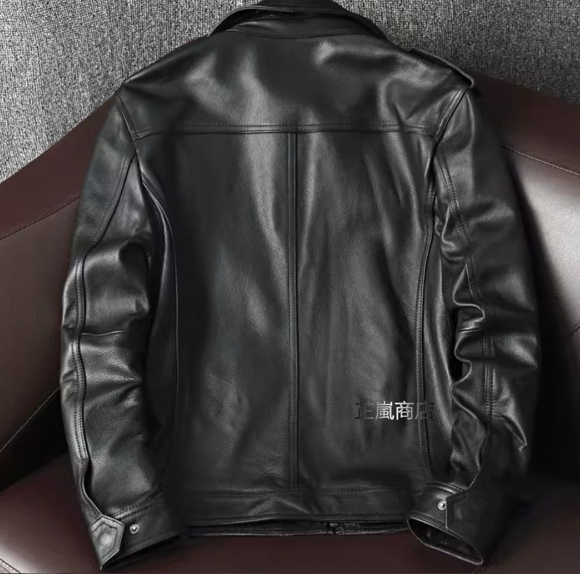 レザージャケット 本革 カーフスキン カウハイド 牛革 革ジャン