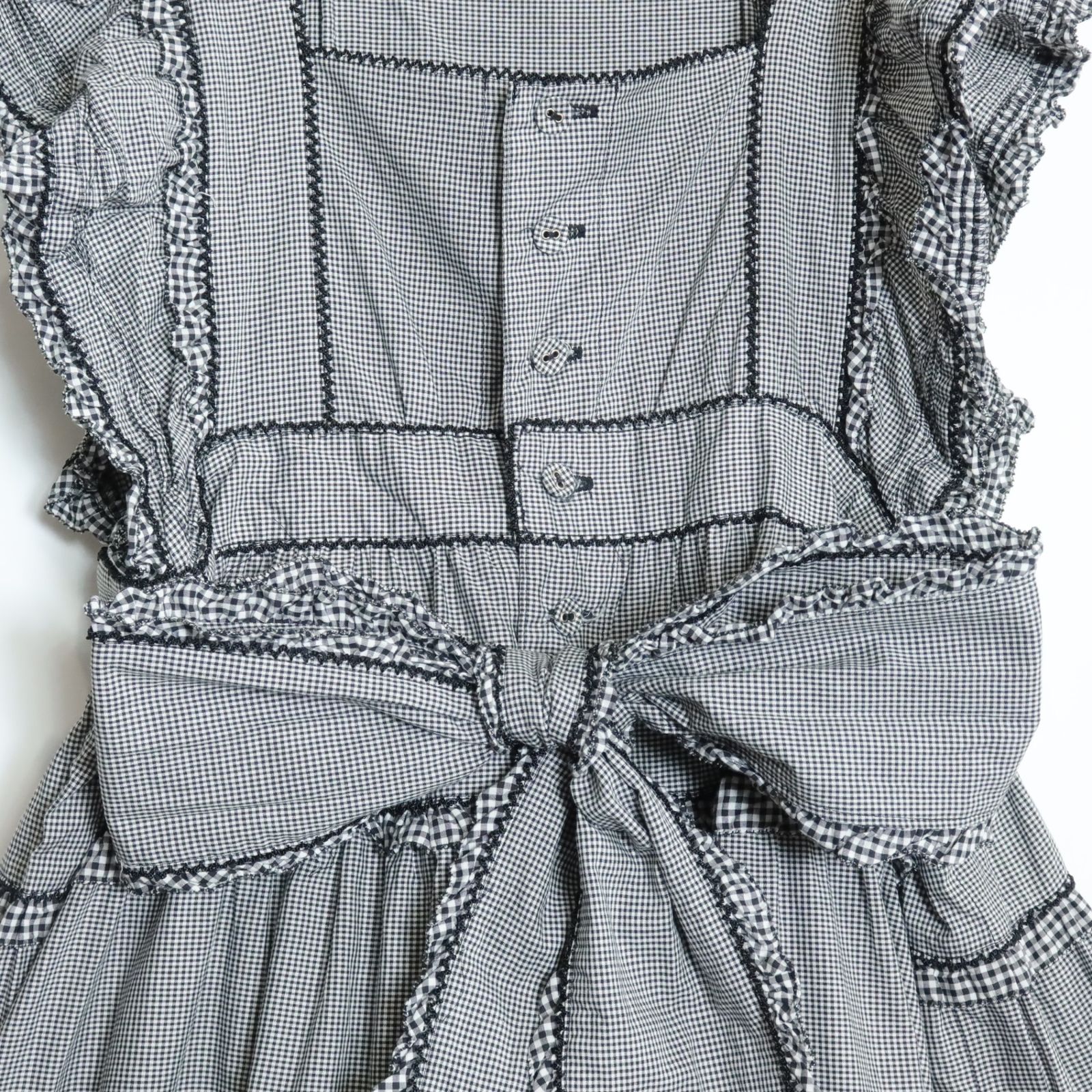 ワンダフルワールド カネコイサオ☆たくし上げ&フリル♪ギンガムパッチ