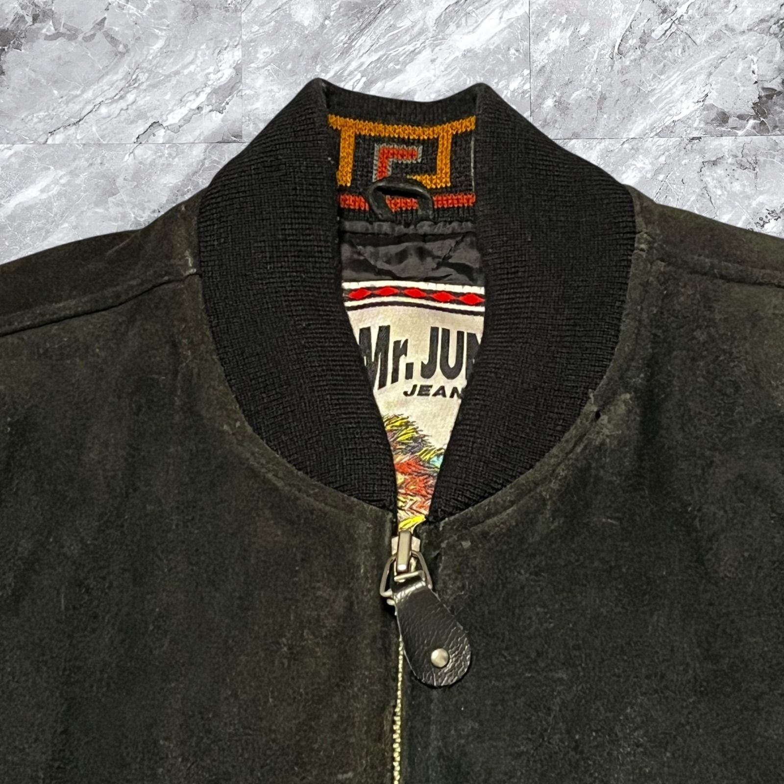 Mr. JUNKO ミスタージュンコ スタジャン スエード スウェード レザー