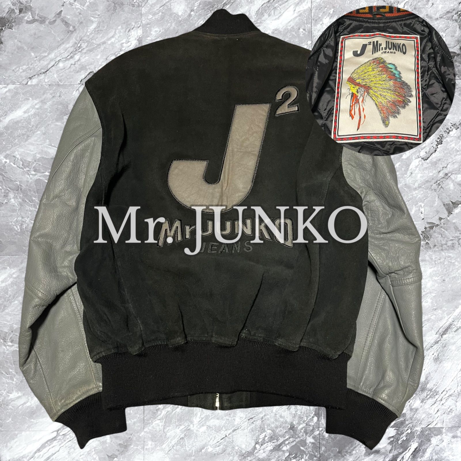 Mr. JUNKO ミスタージュンコ スタジャン スエード スウェード レザー