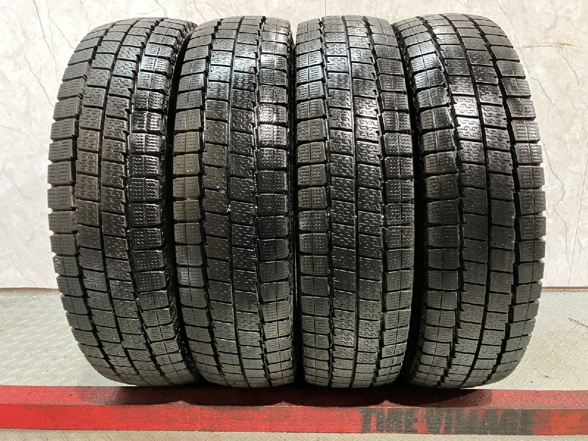 【走行短め】DUNLOP WINTER MAXX LV01 155/80R14 88/86N LT 14インチ スタッドレス 4本 24年製 プロボックス サクシード等　(MTO314) クレジットカード QRコード決済可能 走行短め】DUNLOP WINTER MAXX LV01 155/80R14 88/86N LT 14インチ