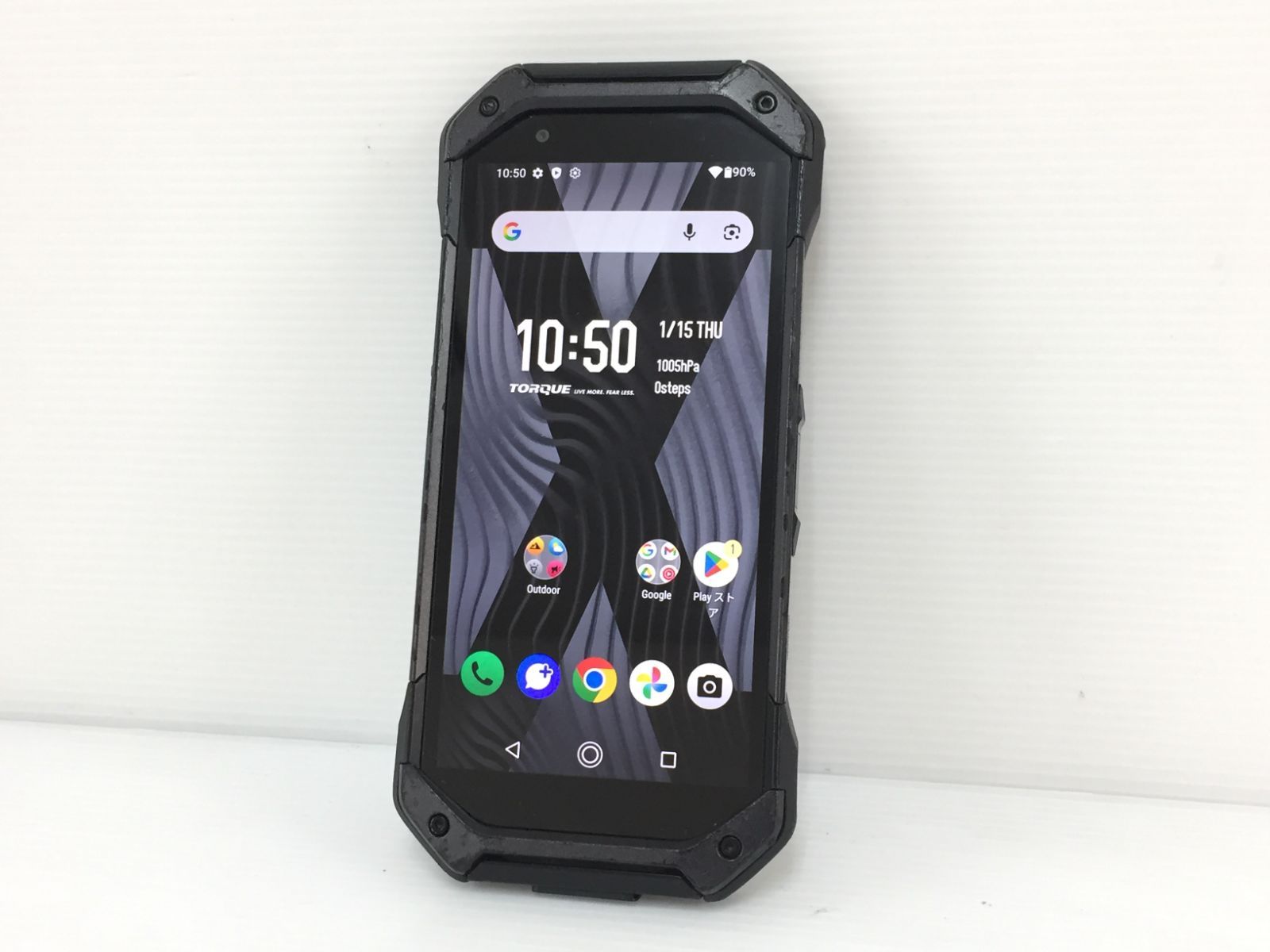 京セラ KYOCERA TORQUE 5G KYG01 ブラック au 動作品 - メルカリ