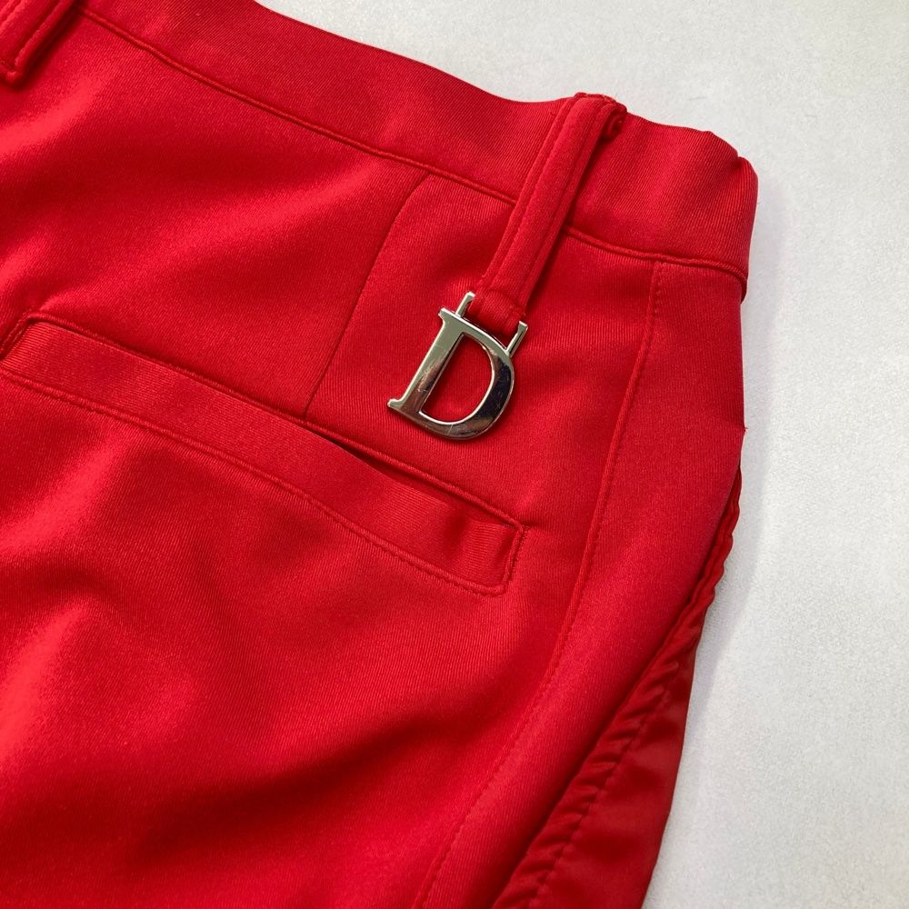 DANCE WITH DRAGON 赤 ゴルフパンツ サイズ：2 DANCE WITH DRAGON