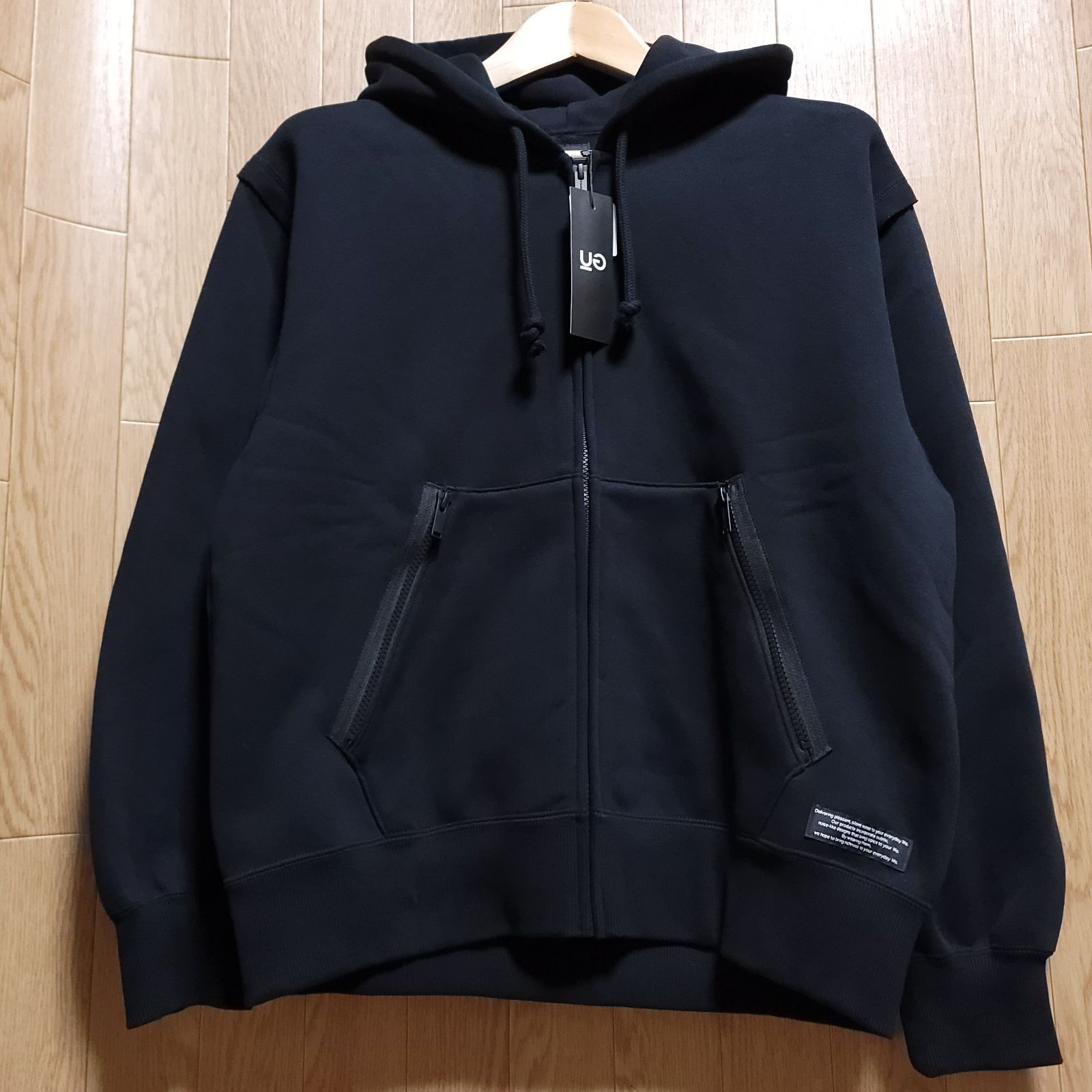 Mサイズ】GU × UNDERCOVER ヘビーウェイトスウェットフルジップ 