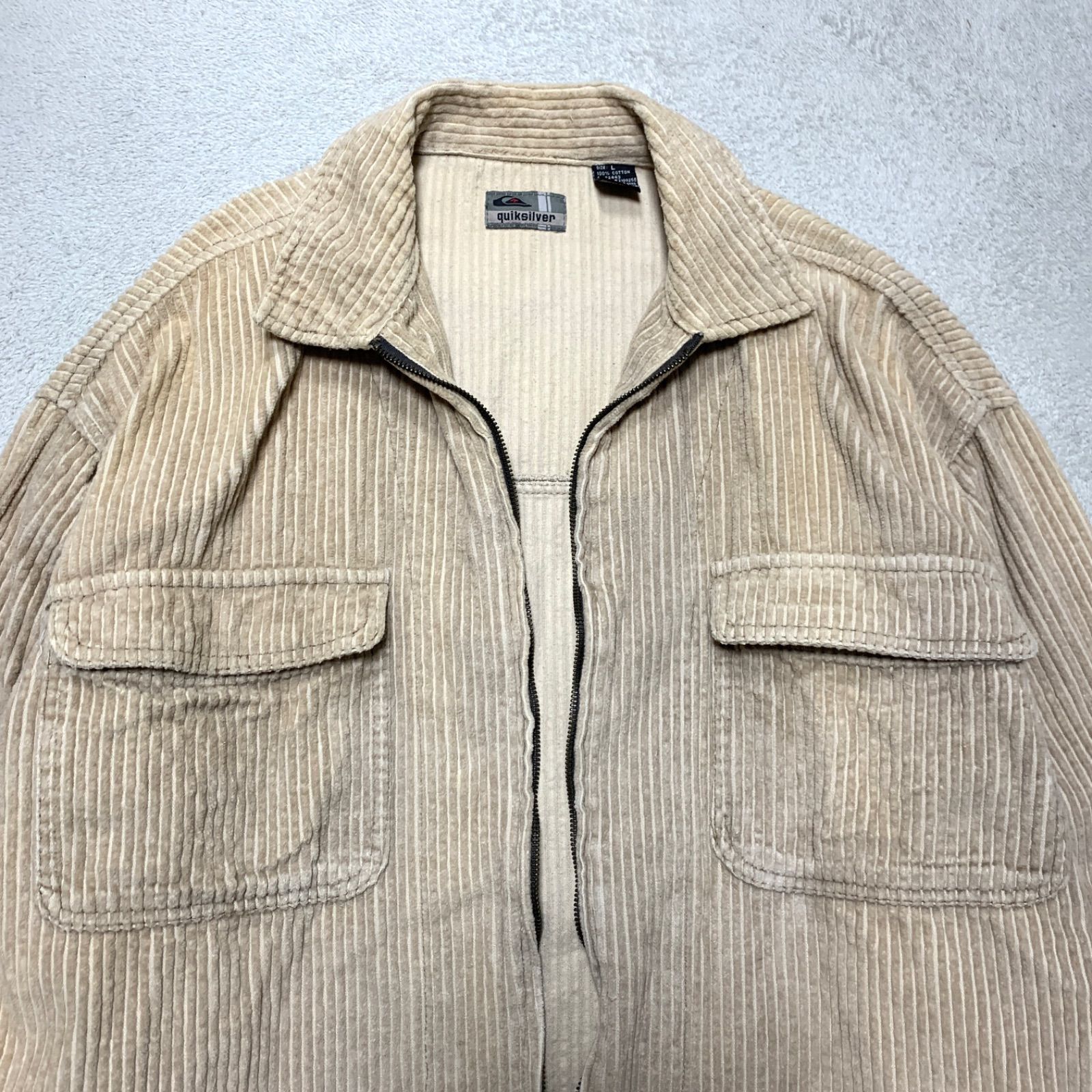 Quiksilver CPOジャケット シャツジャケット ワークシャツ ジップ 