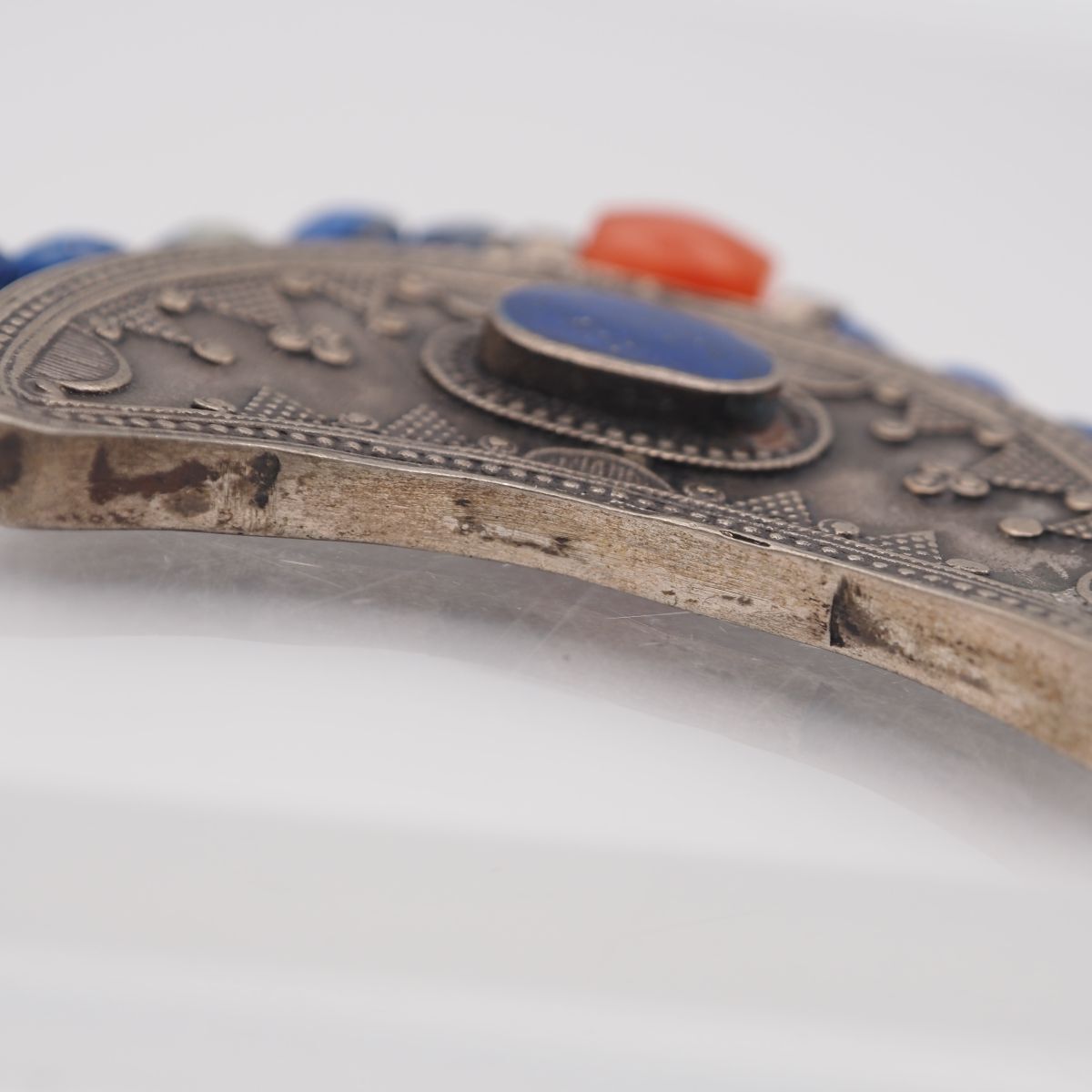 M456 ラピスラズリ レッドアゲート 赤瑪瑙 メノウ ネックレス デザイン